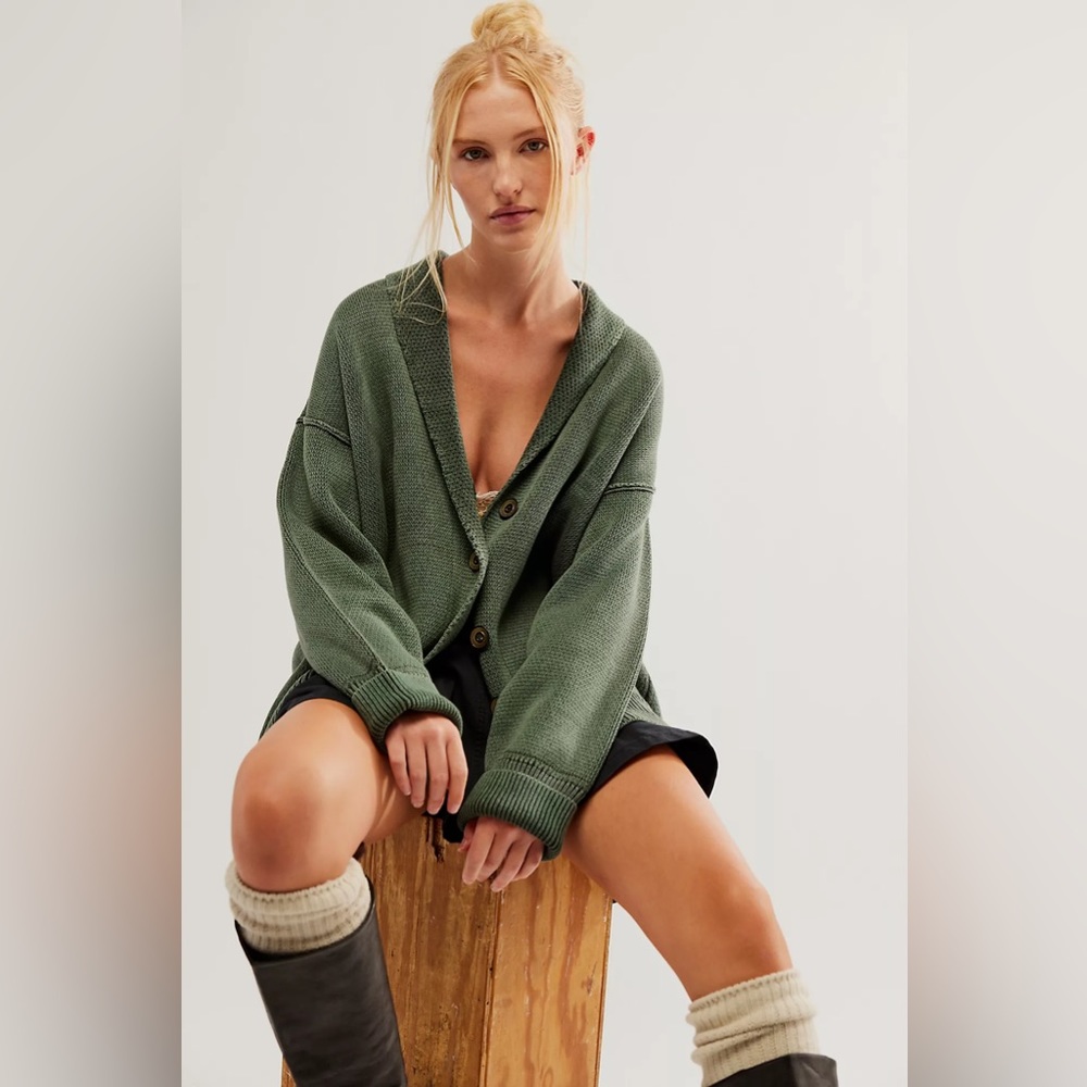 NWT Free People Chamomile Cardi XS